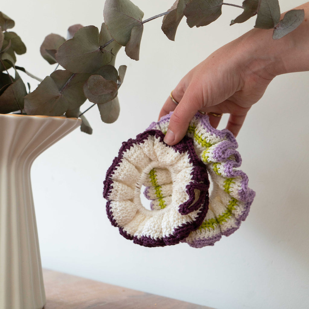 FLO. Custom Striped Scrunchie