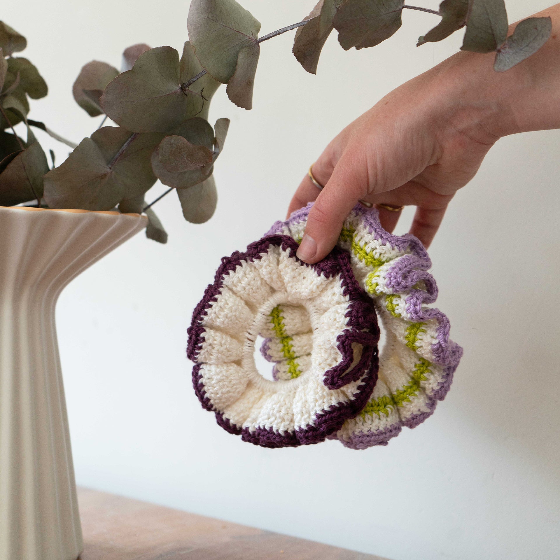 FLO. Custom Striped Scrunchie