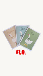 FLO. Custom Goose Baby Card