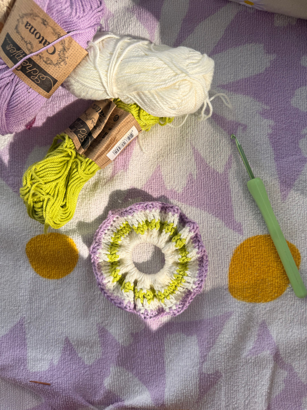 FLO. Custom Striped Scrunchie