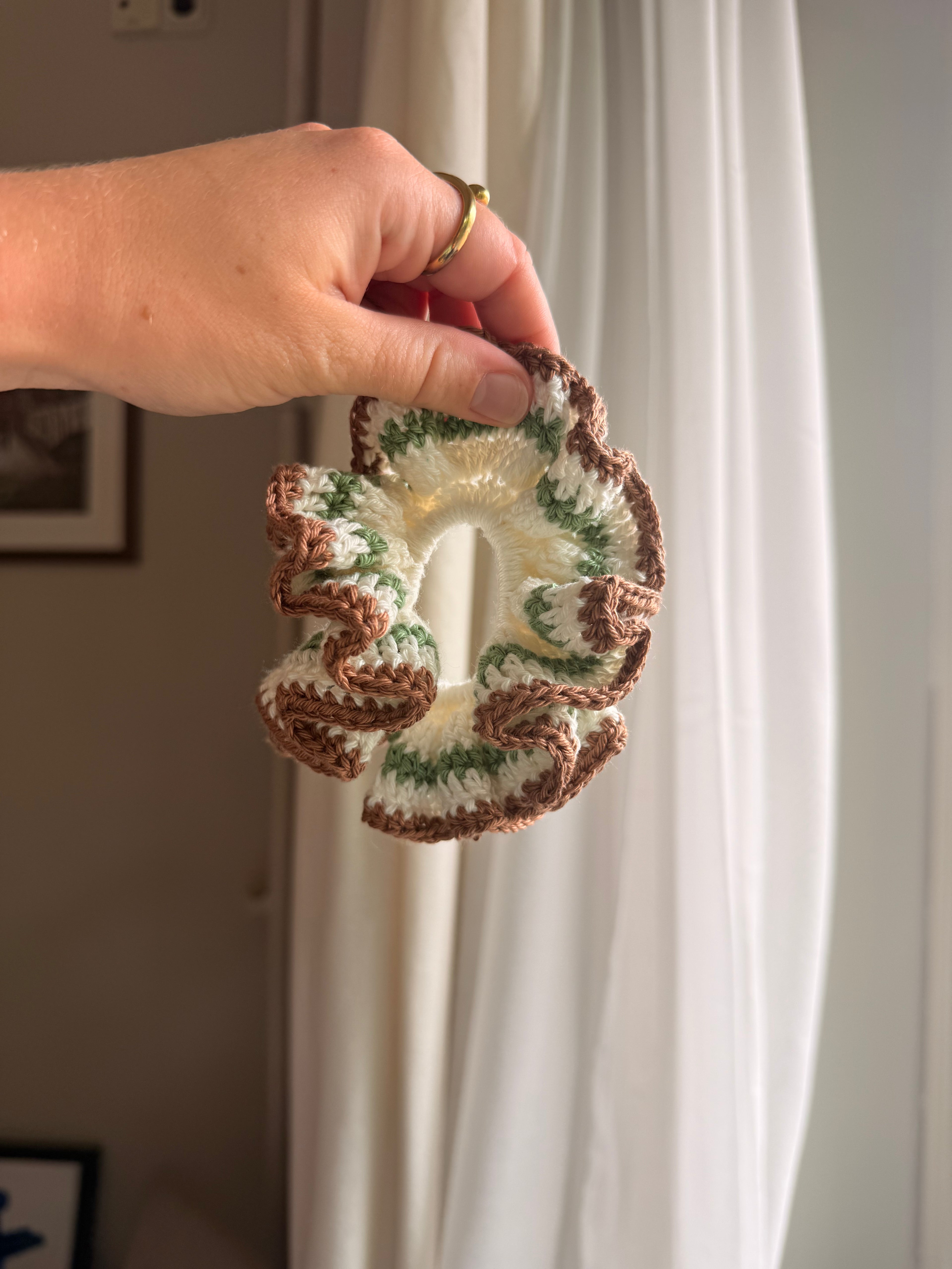 FLO. Custom Striped Scrunchie