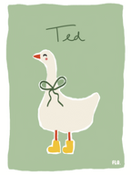 FLO. Custom Goose Baby Card