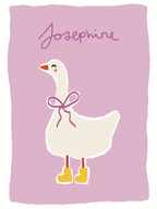 FLO. Custom Goose Baby Card